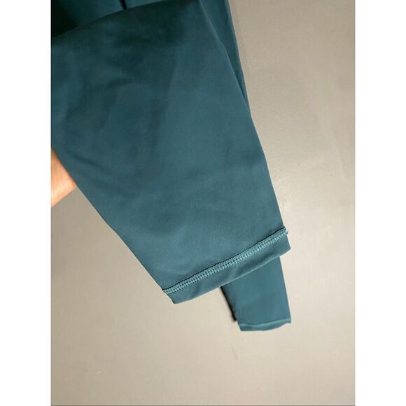 Esoft Green Blue Lycra High Waisted Leggings Size XS NWOT - Picture 3 of 6